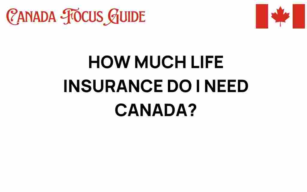 how-much-life-insurance-do-i-need-canada