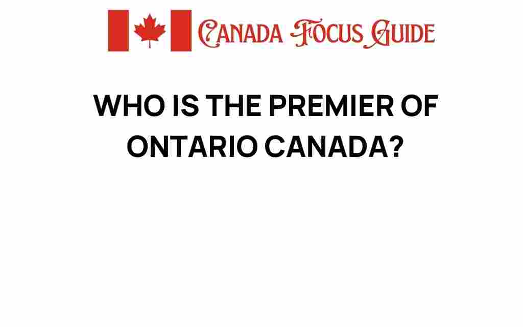 who-is-premier-of-ontario